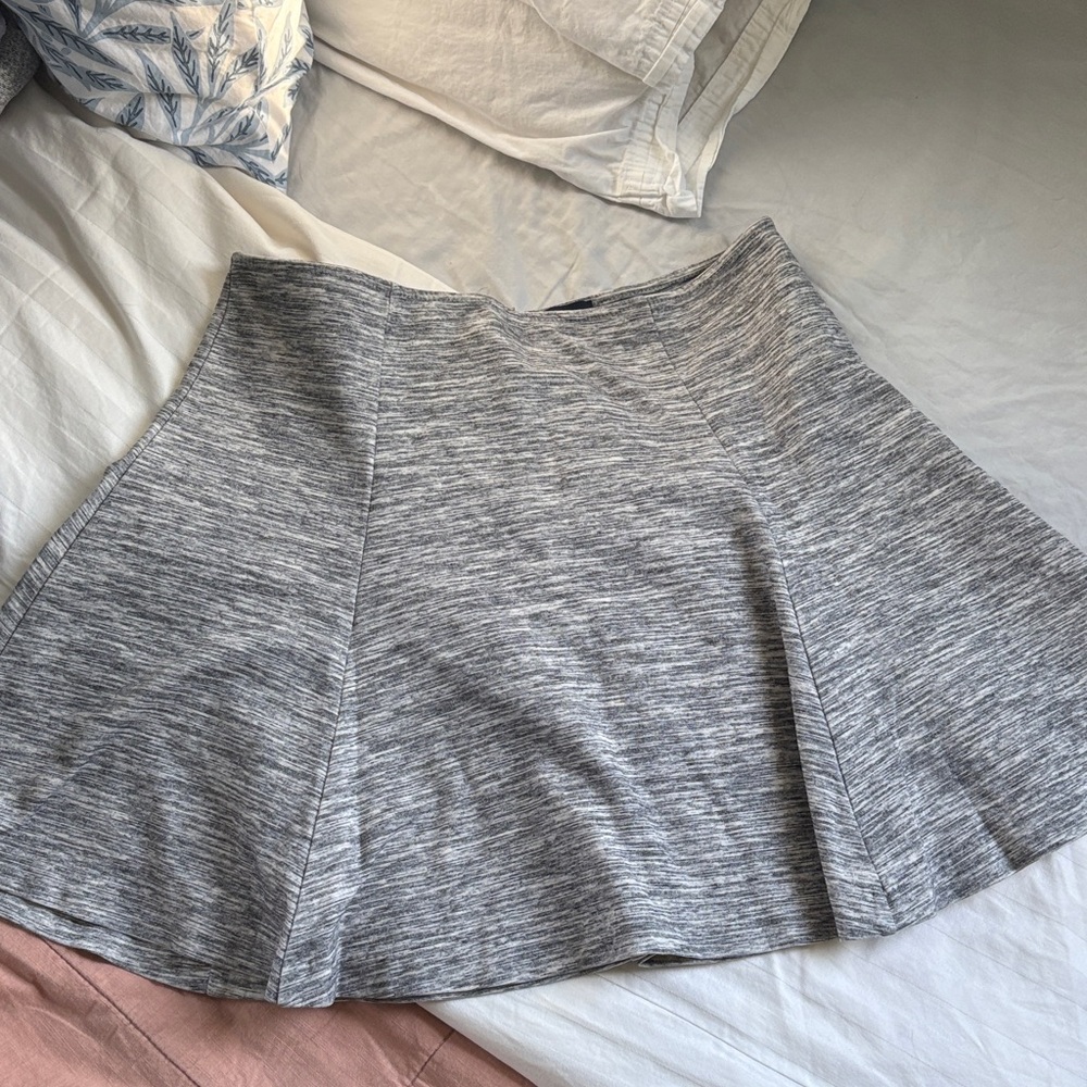GAP Heather Gray Skater Skirt